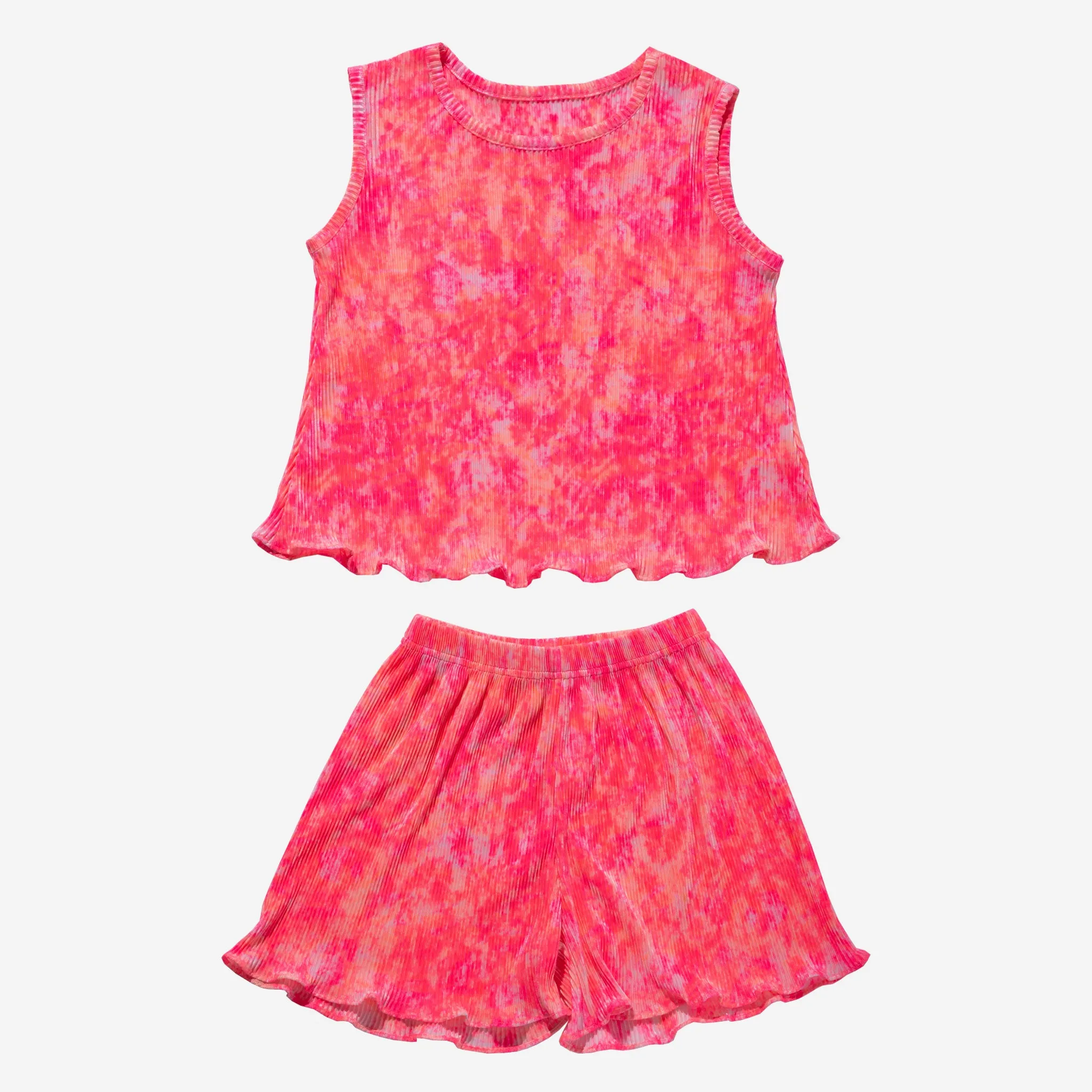 Pleats Short Set