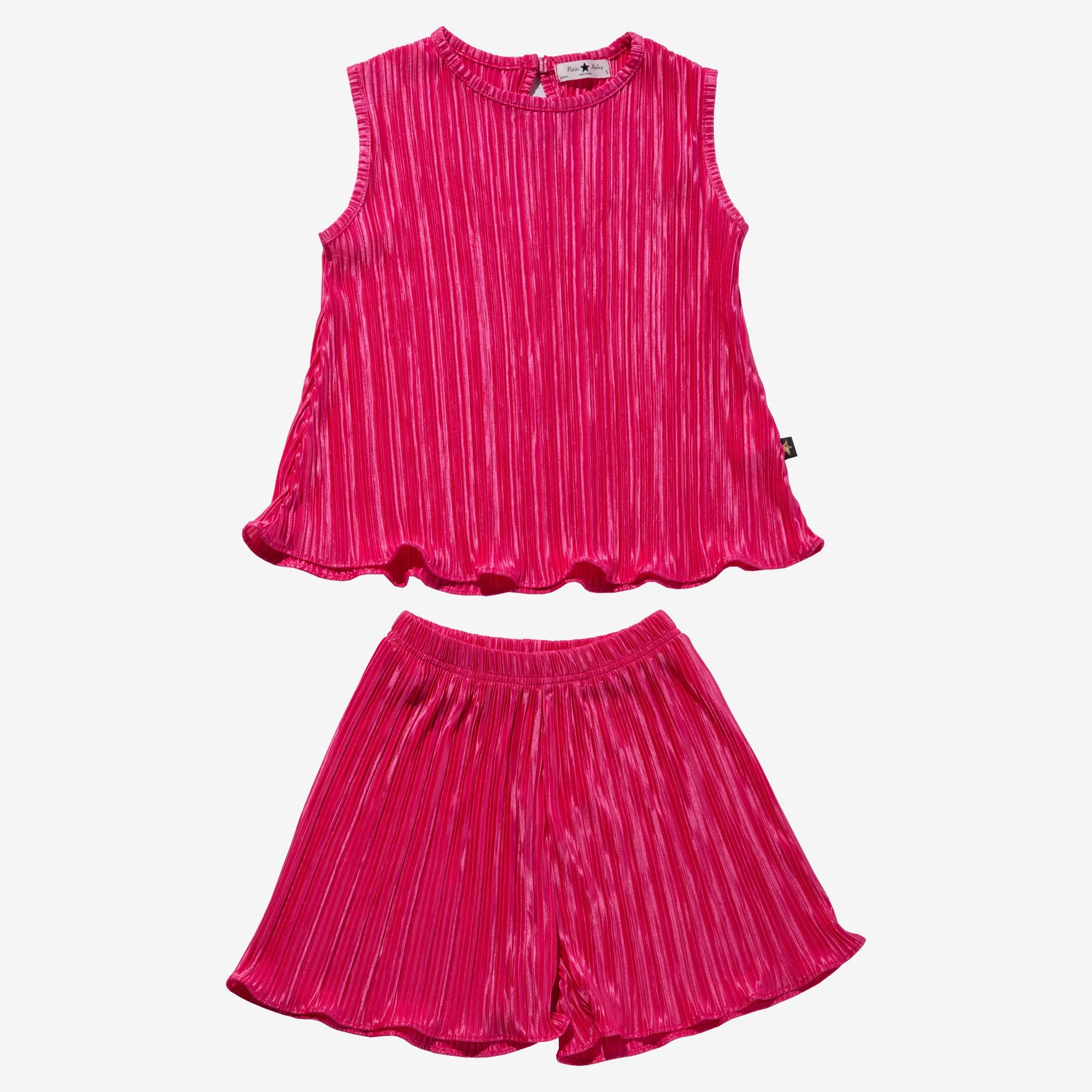 Pleats Short Set