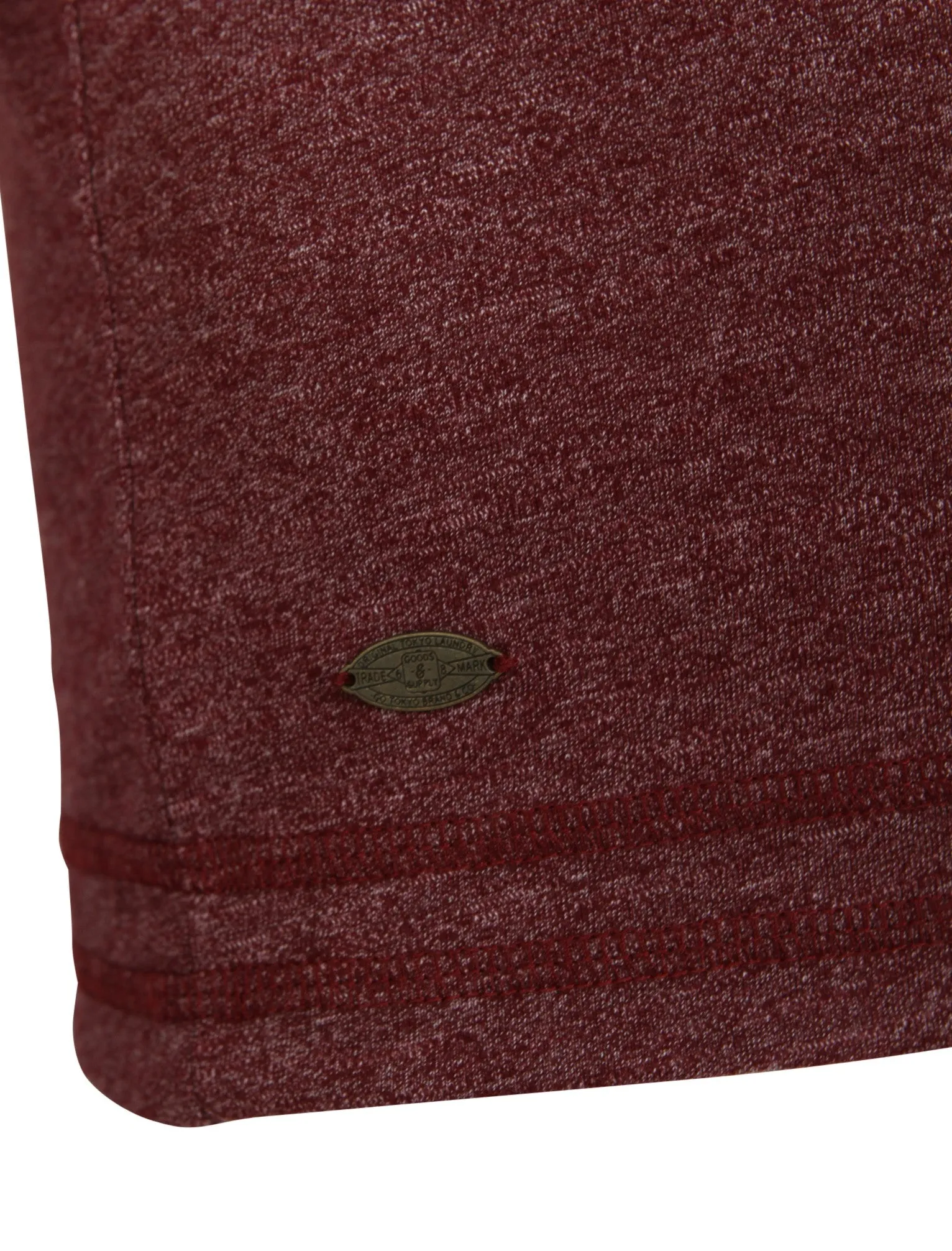 Port Hayward Slub Long Sleeve Top in Oxblood - Tokyo Laundry