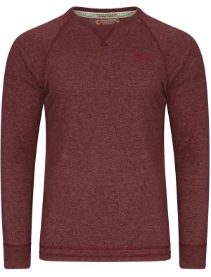 Port Hayward Slub Long Sleeve Top in Oxblood - Tokyo Laundry