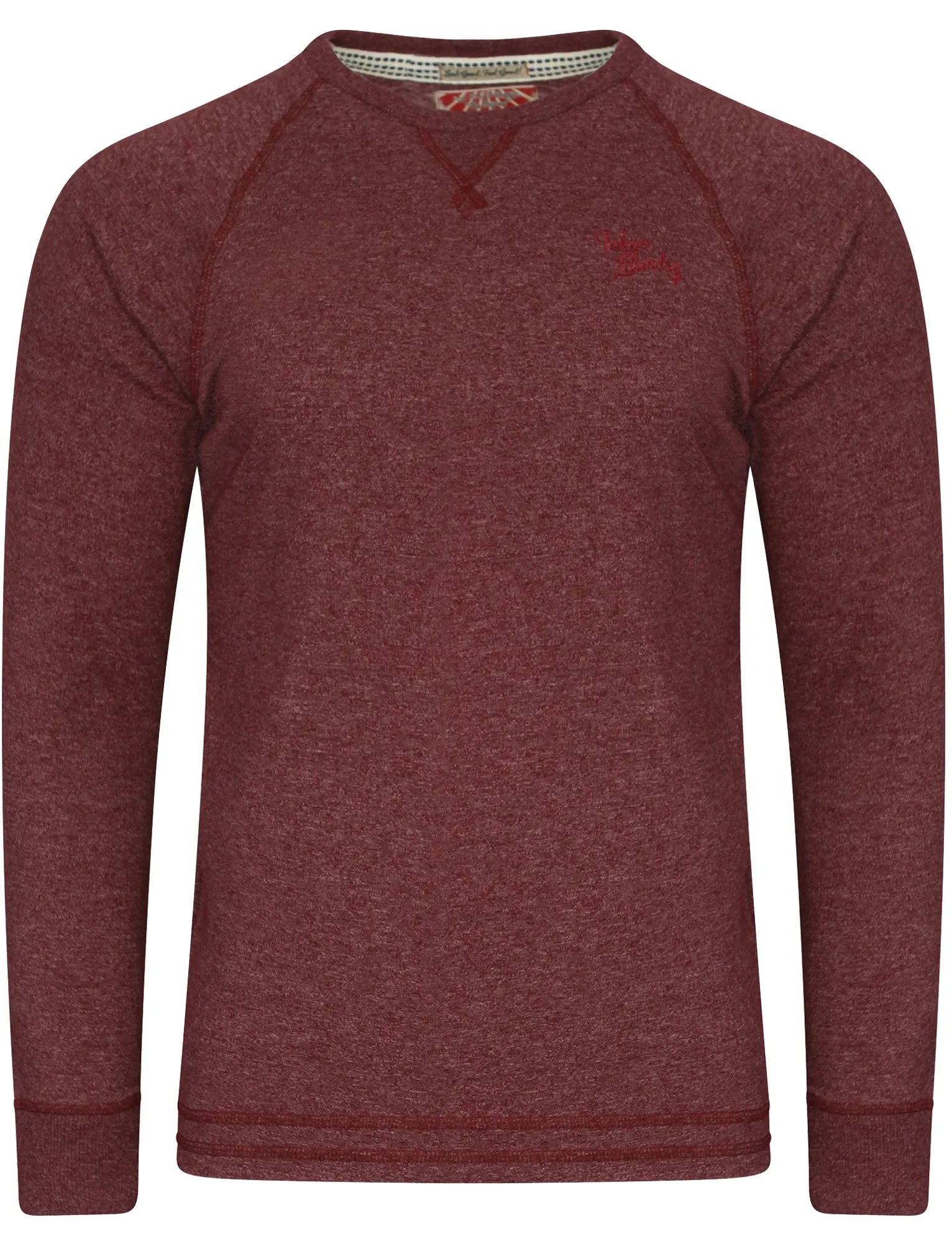 Port Hayward Slub Long Sleeve Top in Oxblood - Tokyo Laundry
