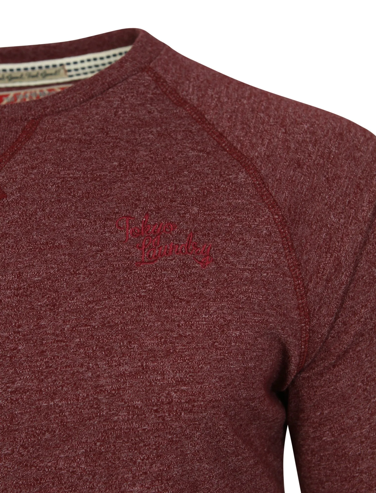 Port Hayward Slub Long Sleeve Top in Oxblood - Tokyo Laundry