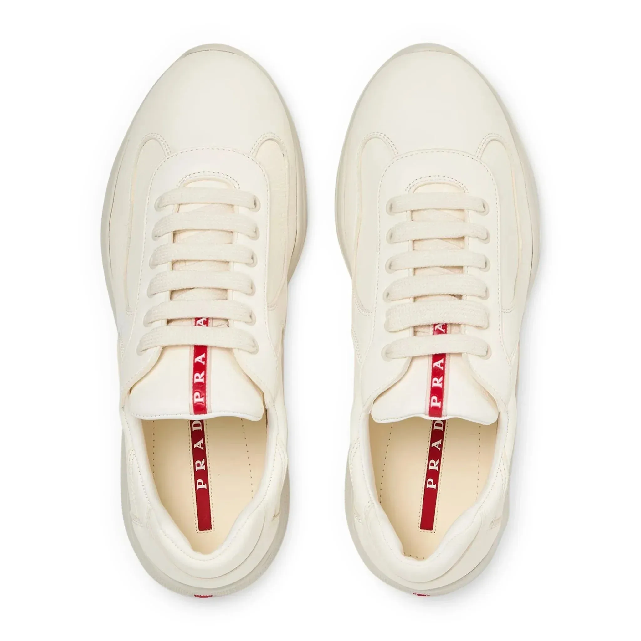 Prada Americas Cup Ivory Sneaker