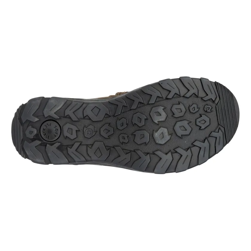 Roamers M422 BROWN 3 touch fastening strap sports Sandal