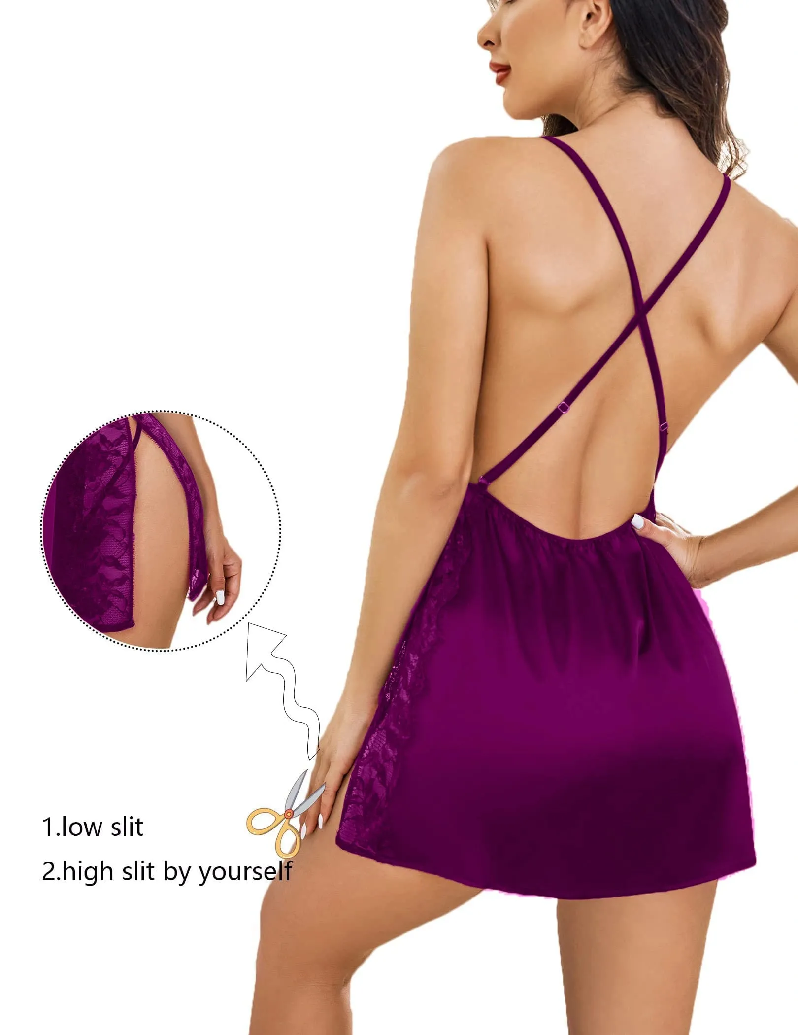 Rosé Elegance Lace Babydoll