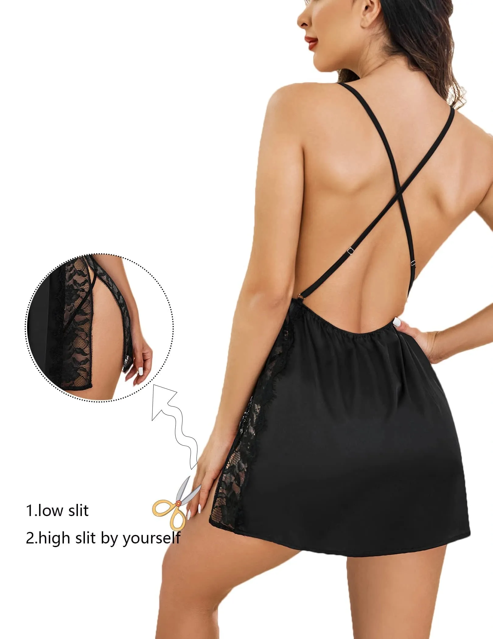 Rosé Elegance Lace Babydoll