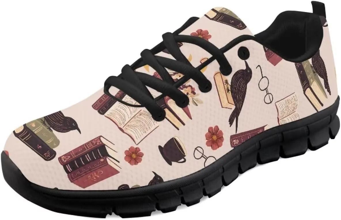 Sneakers Women Comfortable Non-Slip Tennis Hiking Shoes for Women Breathable Lace Up Workout Holiday Running Sneakers US 5-12