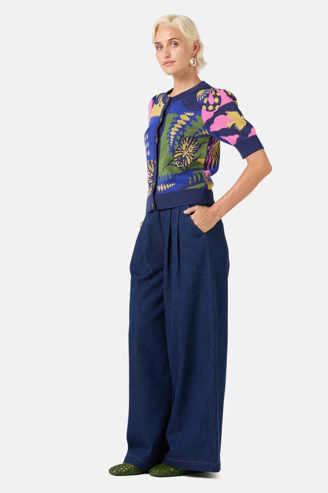 Stamp Collecting Cardigan