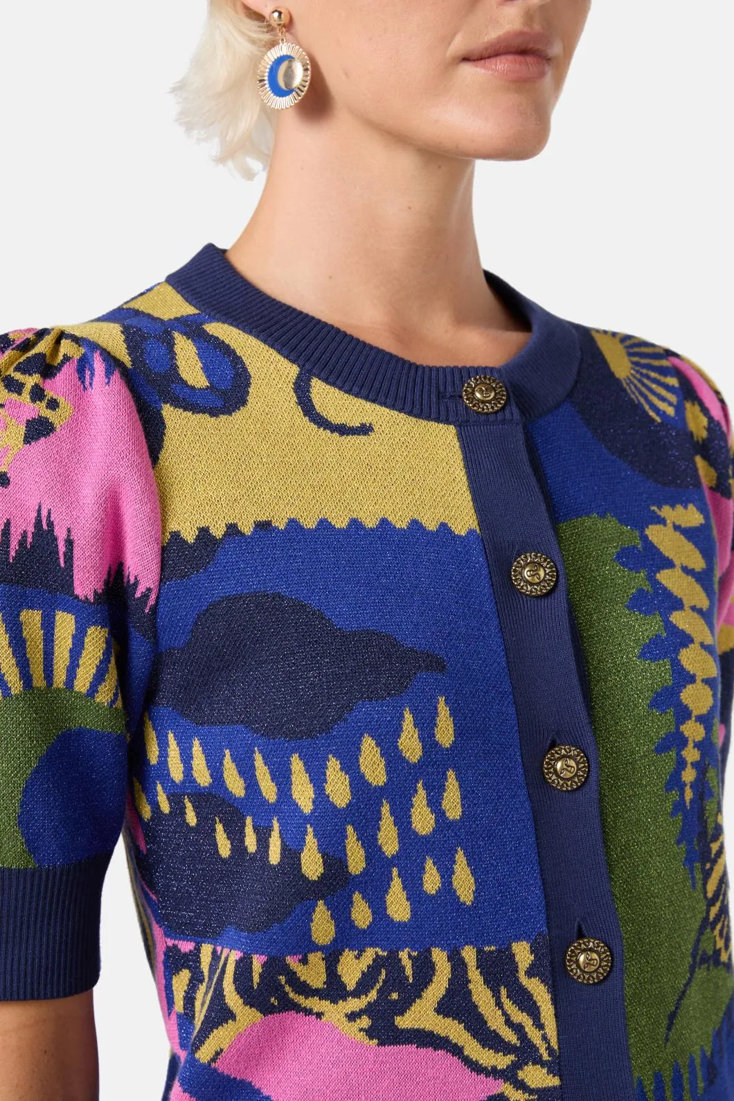 Stamp Collecting Cardigan