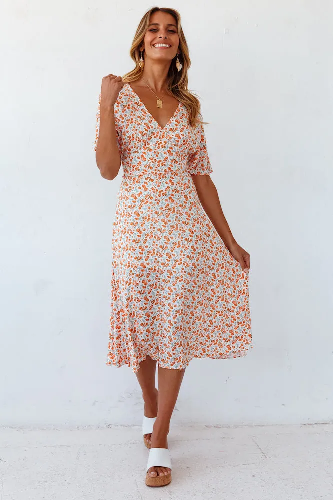 Sunkissed Promises Midi Dress