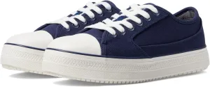 Thorogood Low-Height Warehouse Won Work Shoes for Men with Composite Safety Toe and Slip-Resistant Outsole, Navy, Size 7, M