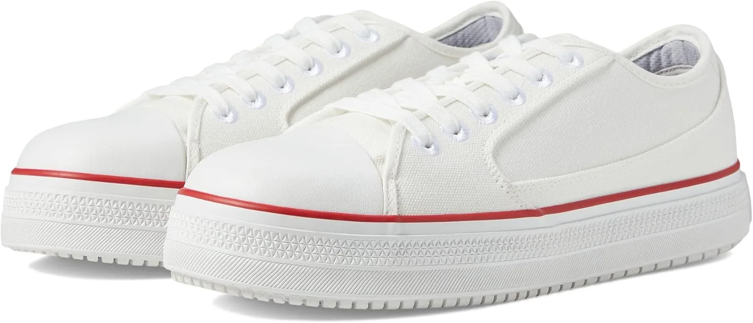 Thorogood Low-Height Warehouse Won Work Shoes for Men with Composite Safety Toe and Slip-Resistant Outsole, White, Size 12, W