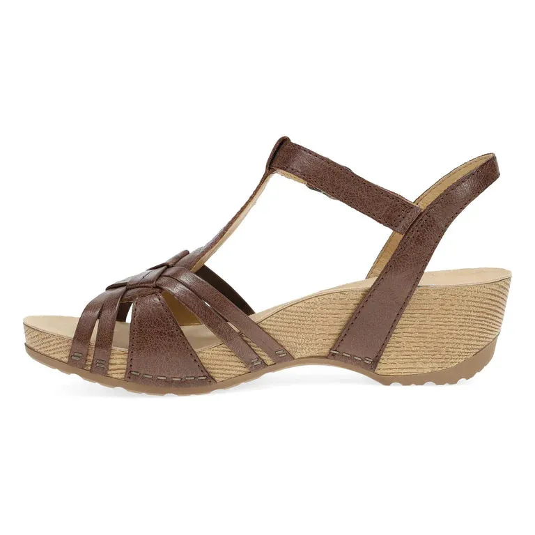 Tia Subtle Toe Weave in Brown