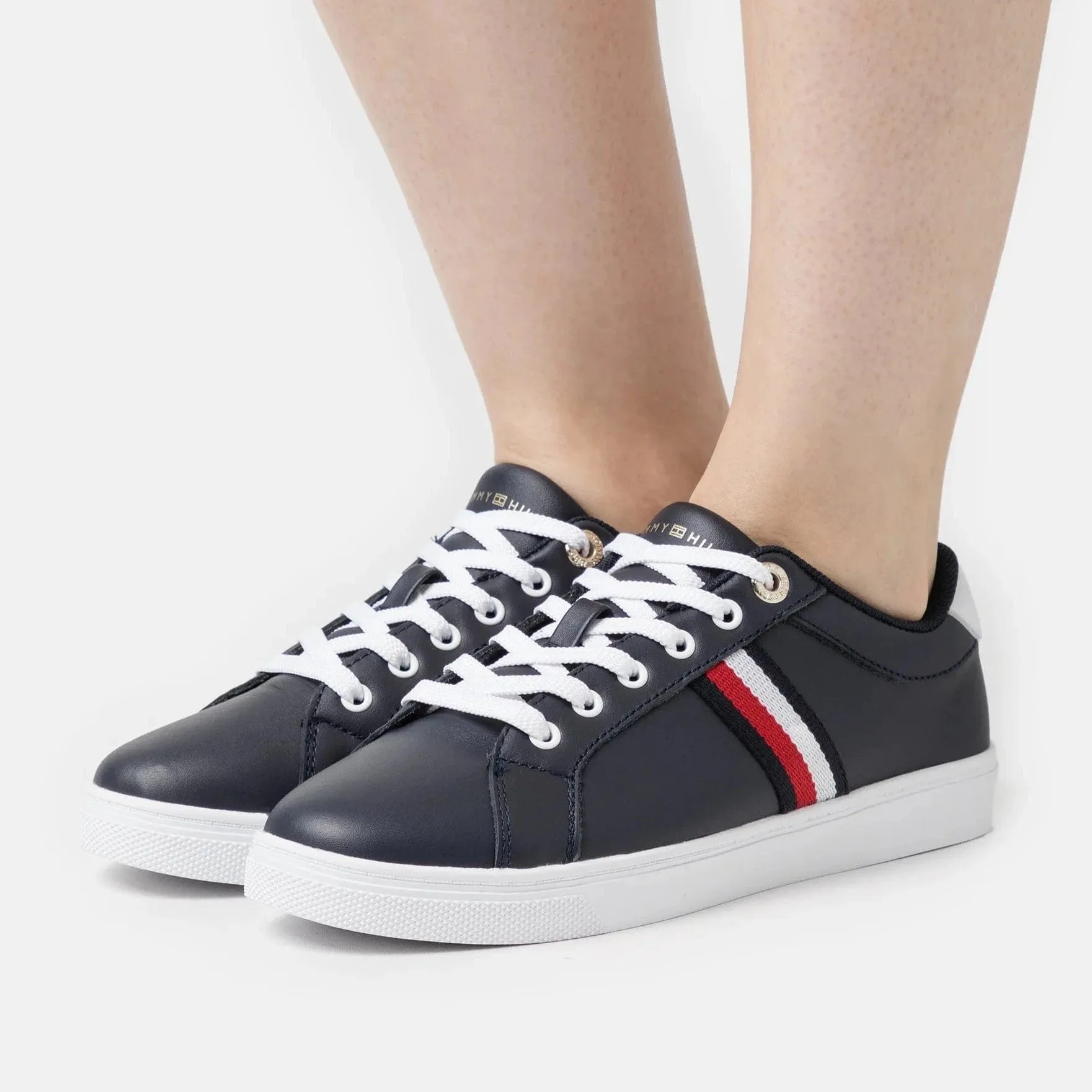 Tommy Hilfiger Corporate Webbing Sneaker in Space Blue