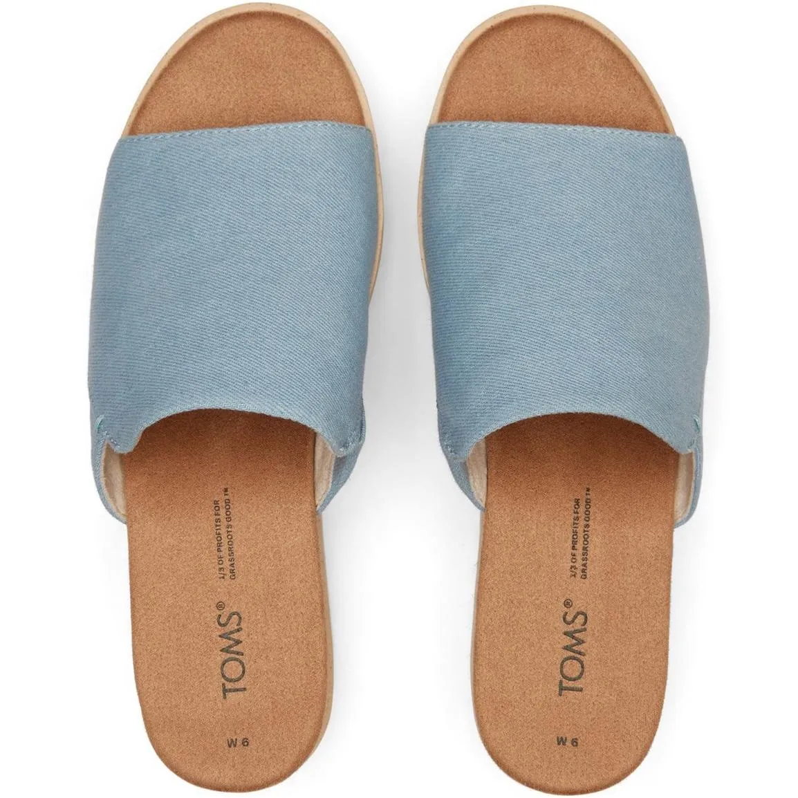 Toms Diana Mule Wedge Sandals