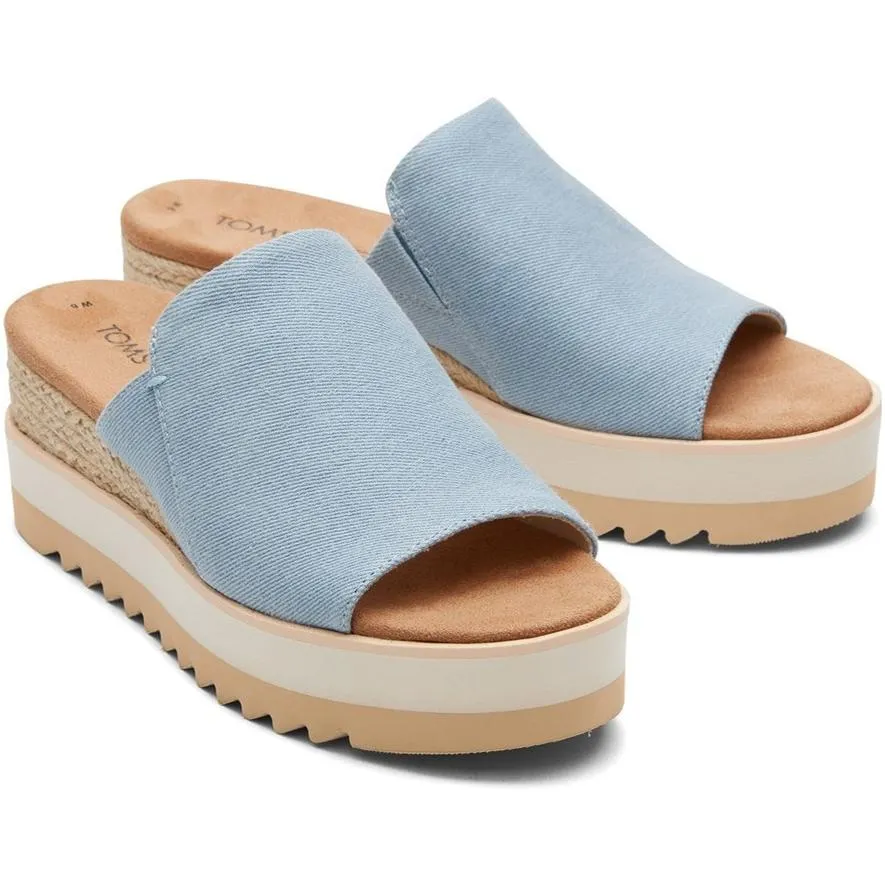 Toms Diana Mule Wedge Sandals