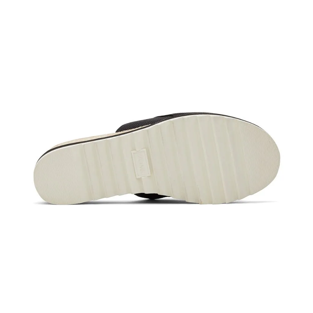 Toms Diana Mule Women - Black Heavy Canvas