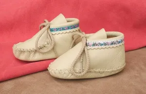 Trimmed Baby Booties American-Made by Footskin 100B / 150B
