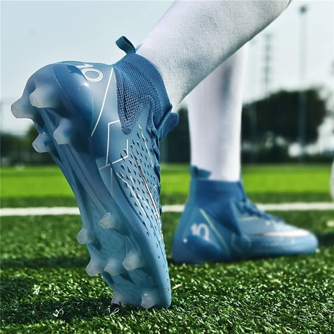 Turf Soccer Shoes Men Women Indoor Soccer Cleats Youth Football Boots Adult High Top Training Zapatos de Ftbol TF FG
