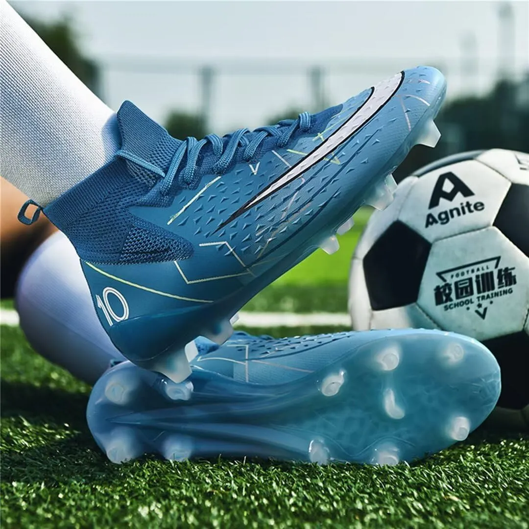 Turf Soccer Shoes Men Women Indoor Soccer Cleats Youth Football Boots Adult High Top Training Zapatos de Ftbol TF FG