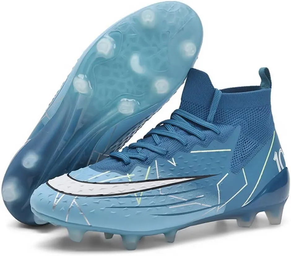 Turf Soccer Shoes Men Women Indoor Soccer Cleats Youth Football Boots Adult High Top Training Zapatos de Ftbol TF FG