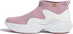 UIN Women's High Top Knitted Chunky Sneakers Casual Lightweight Comfort Dad Shoes Palma 