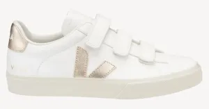Veja Recife Logo Chromefree Leather Extra White Platine