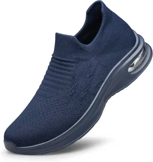 Vidbiv Slip on Shoes for Men, Casual Walking Lightweight Loafers, Breathable Mens Shoes, Comfortable Hands Free Slip-on Shoes for Work, Traveling