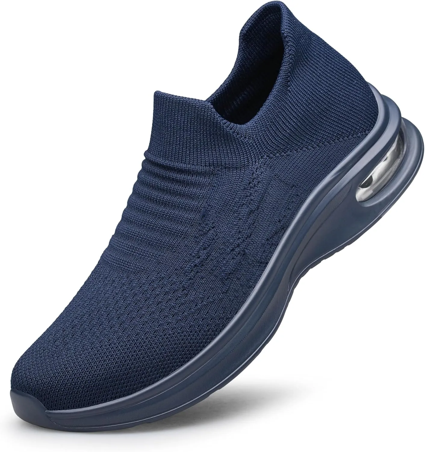 Vidbiv Slip on Shoes for Men, Casual Walking Lightweight Loafers, Breathable Mens Shoes, Comfortable Hands Free Slip-on Shoes for Work, Traveling