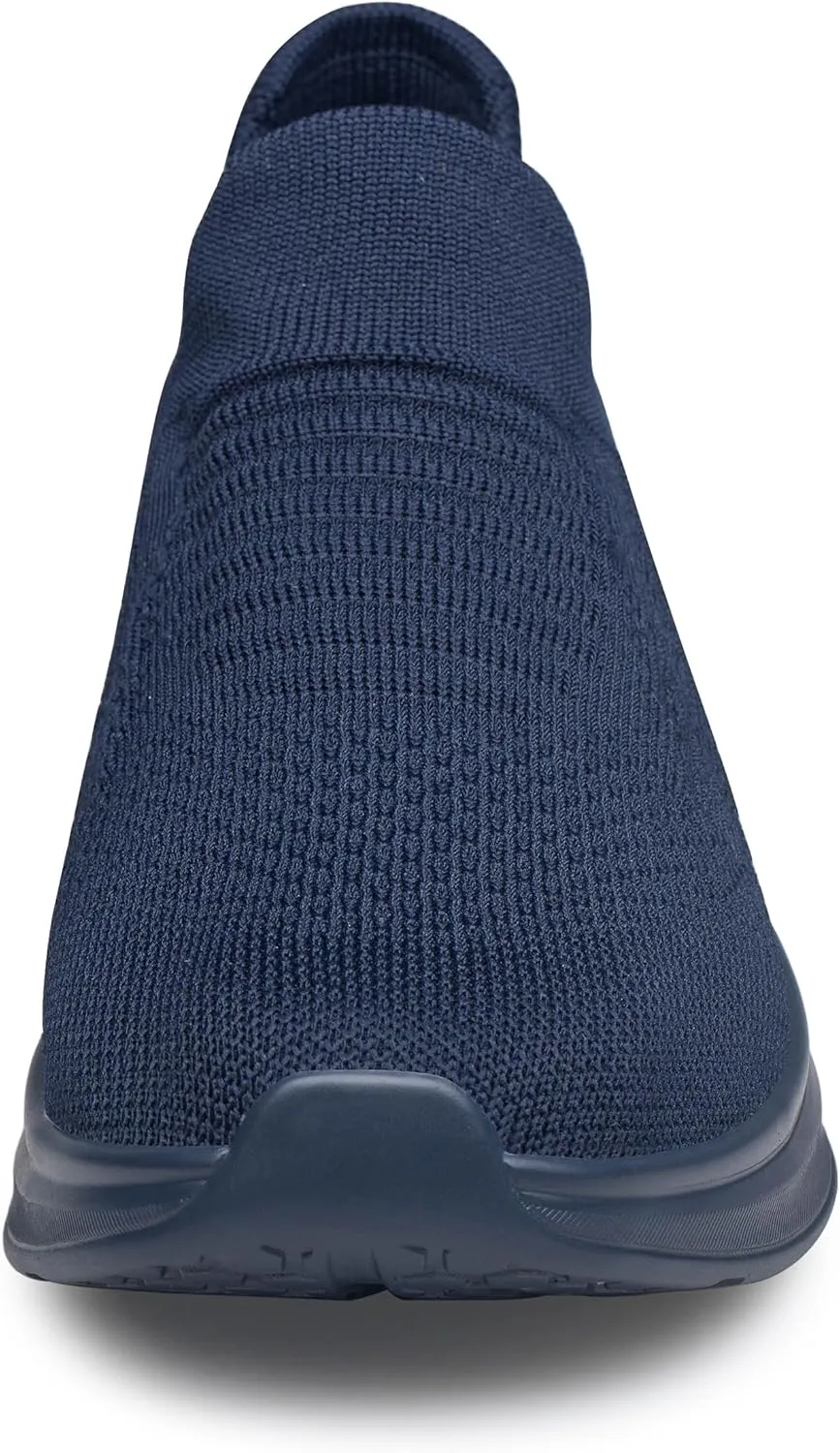 Vidbiv Slip on Shoes for Men, Casual Walking Lightweight Loafers, Breathable Mens Shoes, Comfortable Hands Free Slip-on Shoes for Work, Traveling