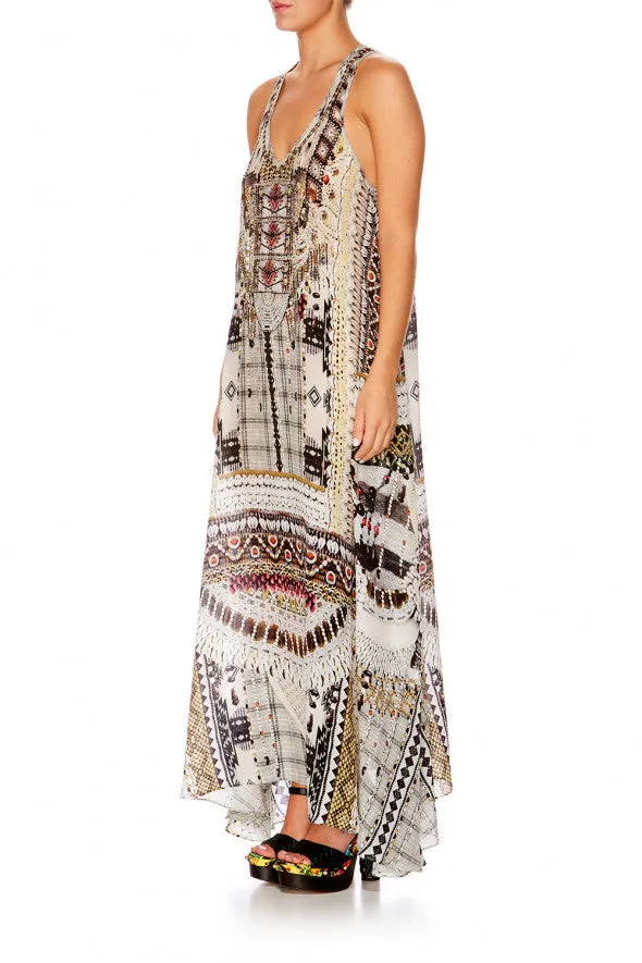 VNeck Racer Back Dress- Spell Bound
