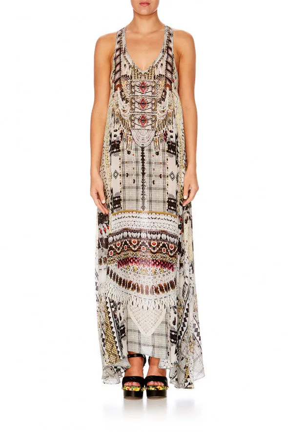 VNeck Racer Back Dress- Spell Bound