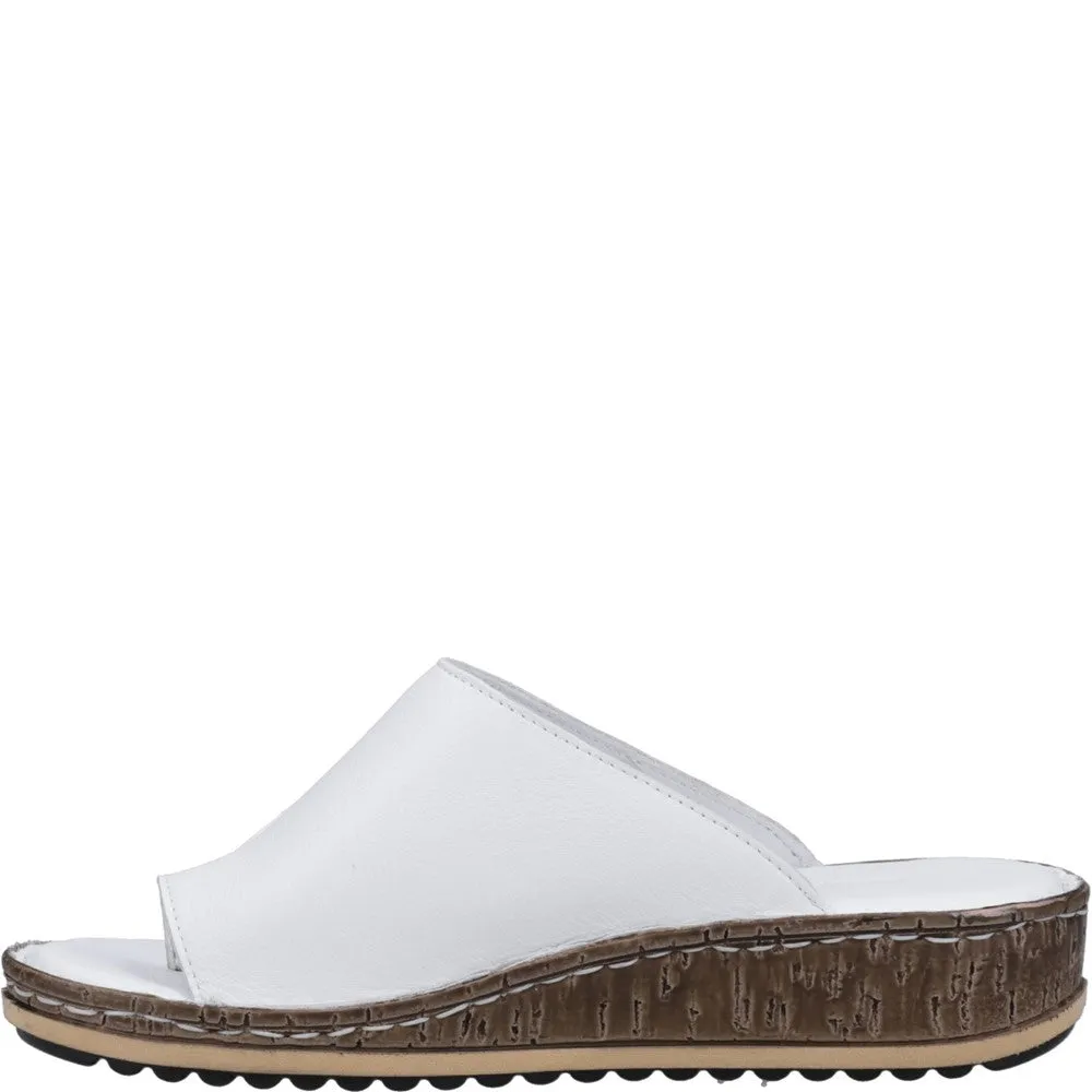 White Elissa Toepost Sandals