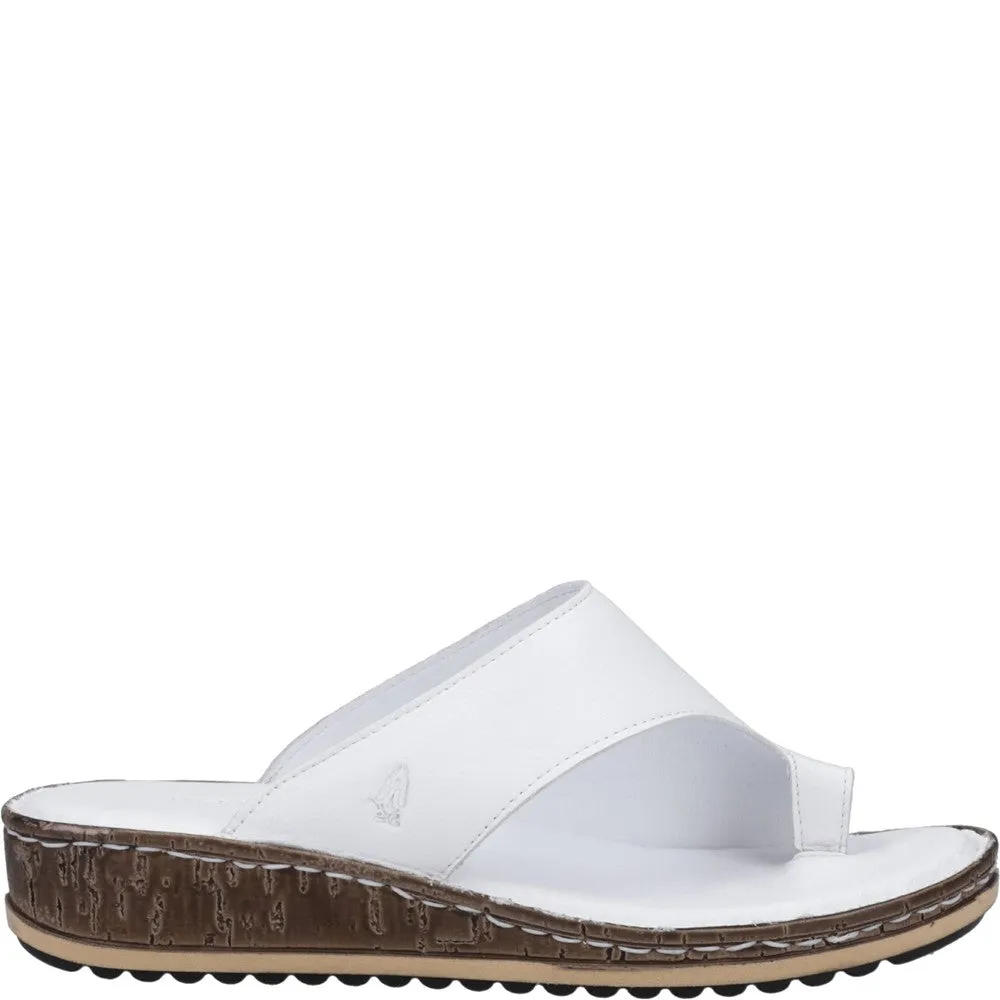 White Elissa Toepost Sandals