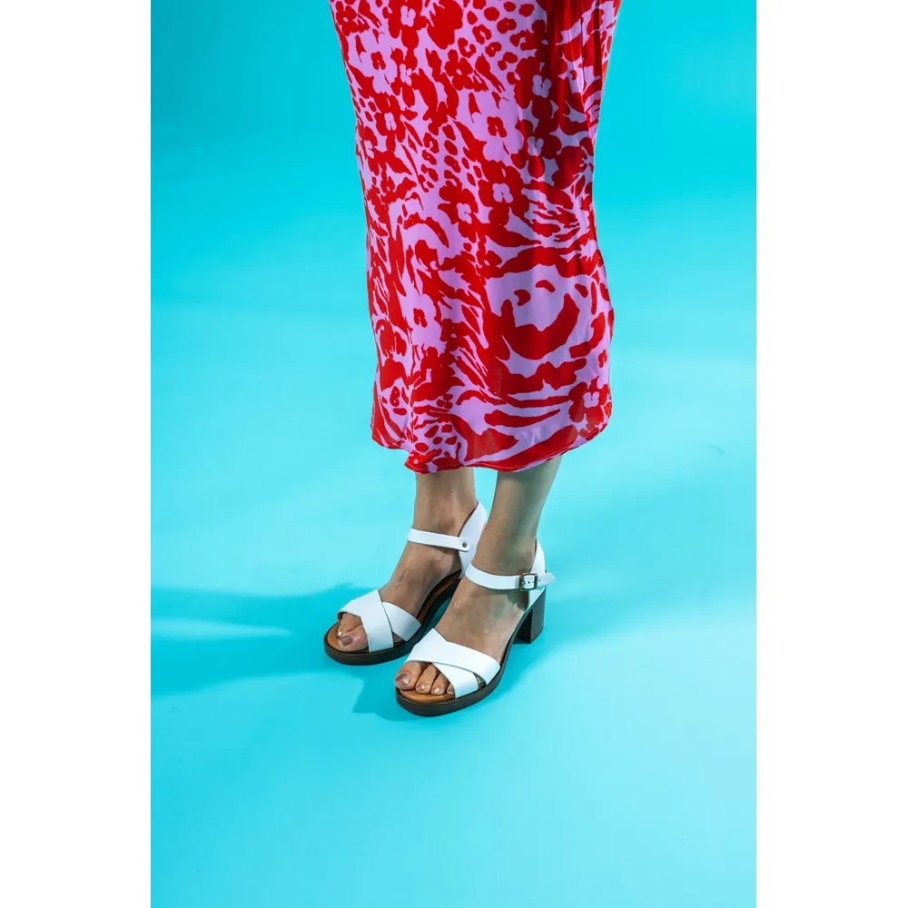 White Georgia Sandals