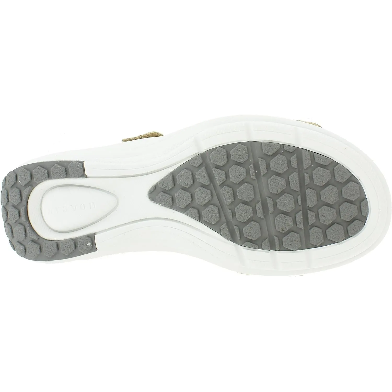Women's Aravon Beaumont Two Strap Leopard Print Leather