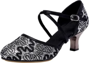 Women's Dance Sandals Color Fashion Sequins Prom Ballroom Latin Dance Shoes Sandals