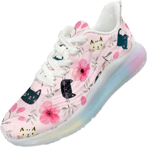 Women's Shoes Comfortable Low Top Air Cushion Workout Walking Sneaker Lightweight Non-Slip Footwear Running Shoes Women US 6-11
