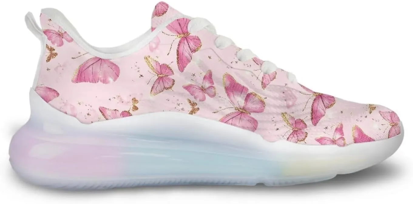 Women's Shoes Comfortable Low Top Air Cushion Workout Walking Sneaker Lightweight Non-Slip Footwear Running Shoes Women US 6-11