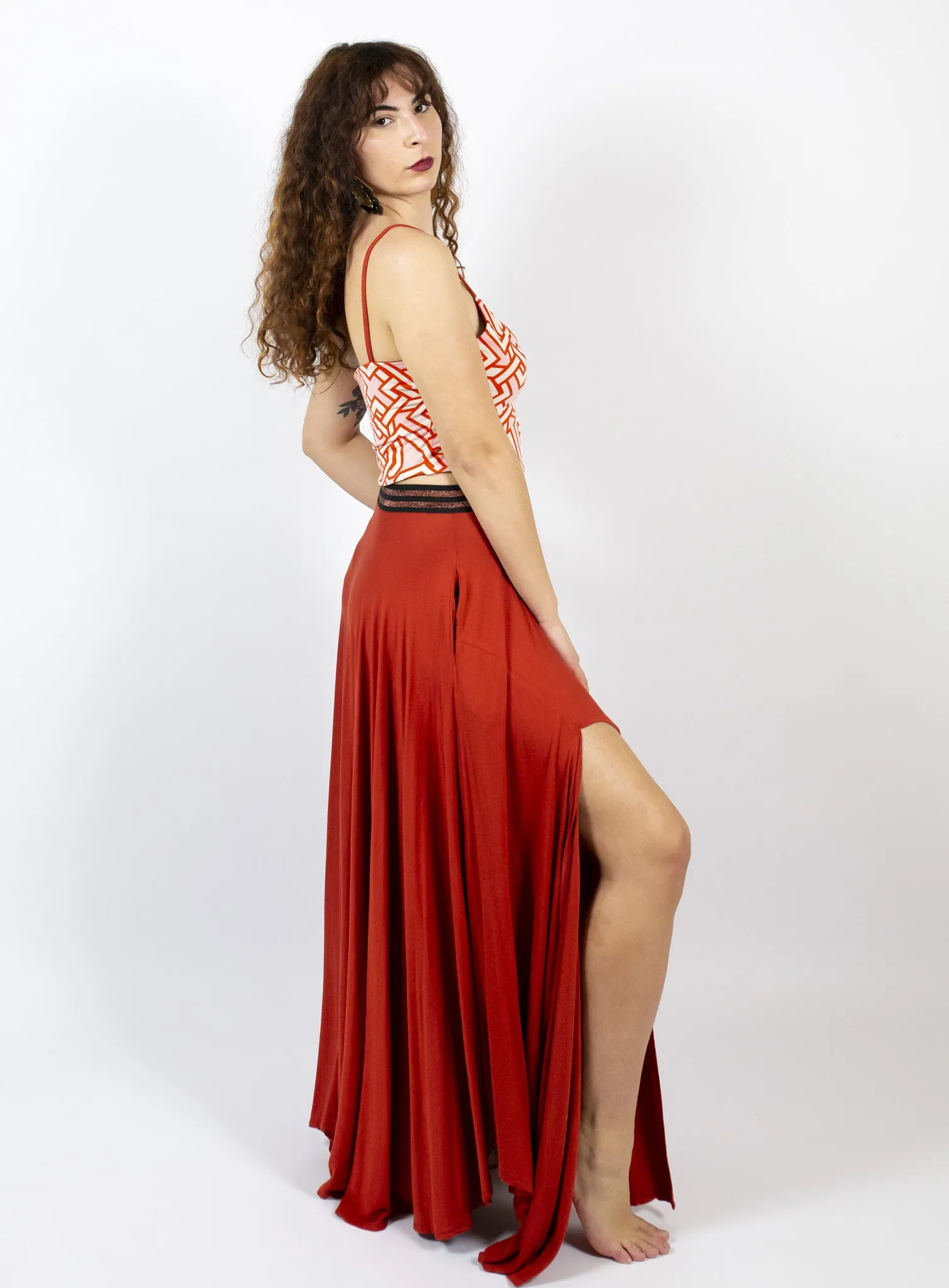Wow Wow Skirt - Rust
