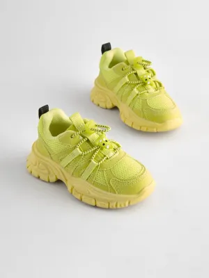 Yellow Chunky Trainers